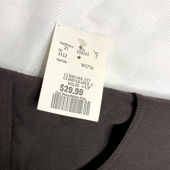 Zomelo Mens Suit Pants Slim Fit Brown Size 36 - Picture 3 of 10